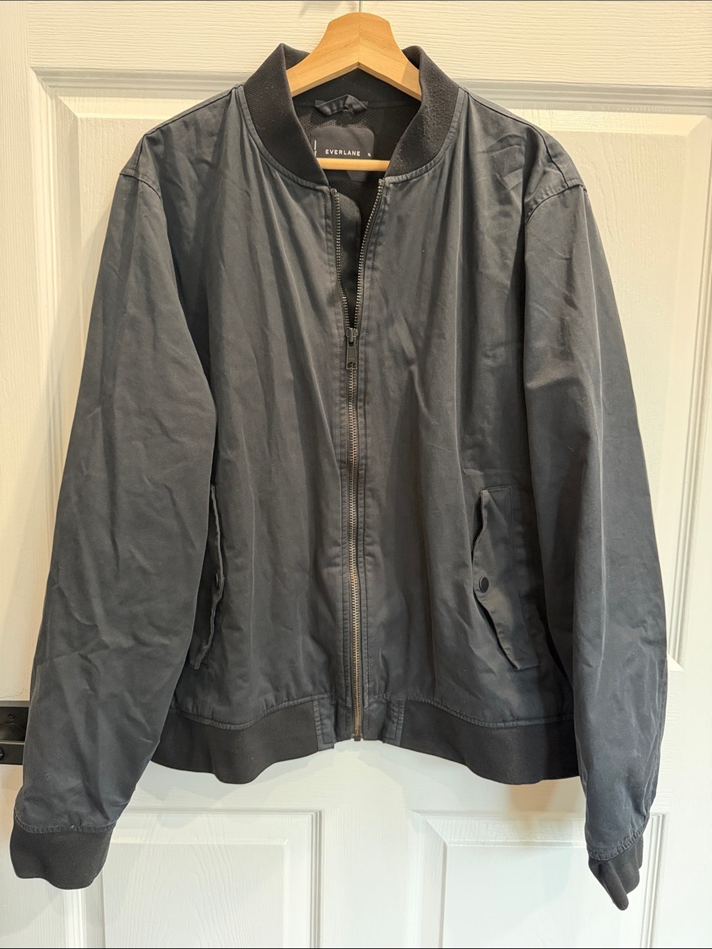 Everlane Slate Gray Men's Bomber Jacket